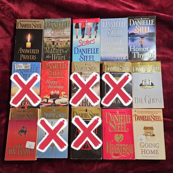 5/$5 Danielle Steel Books - Picture 1 of 1